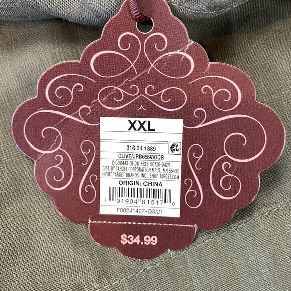 Knox Rose Trouser Pants Women 2XL Green Wide Leg High Rise Elastic Waist Outdoor - Picture 7 of 16